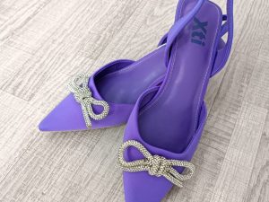 XTI Zapato Tacón Morado