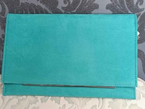 CARTERA Turquesa Ante