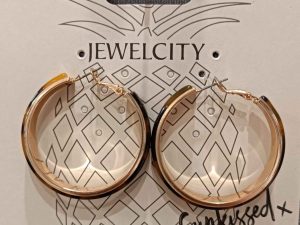 PENDIENTES Aro Dorados y Marrón