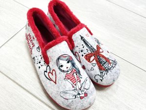 Zapatilla Casa París Rojo