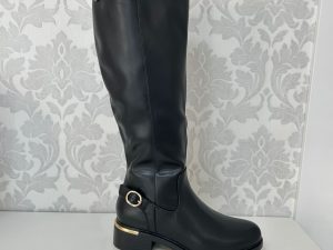 DON ALGODÓN Bota Alta Negra