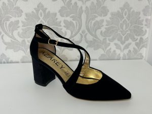 AZAREY Zapato Terciopelo Negro