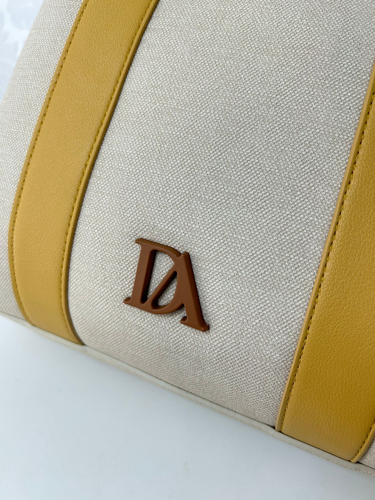 DON ALGODÓN Bolso Mano Marfil - Imagen 2