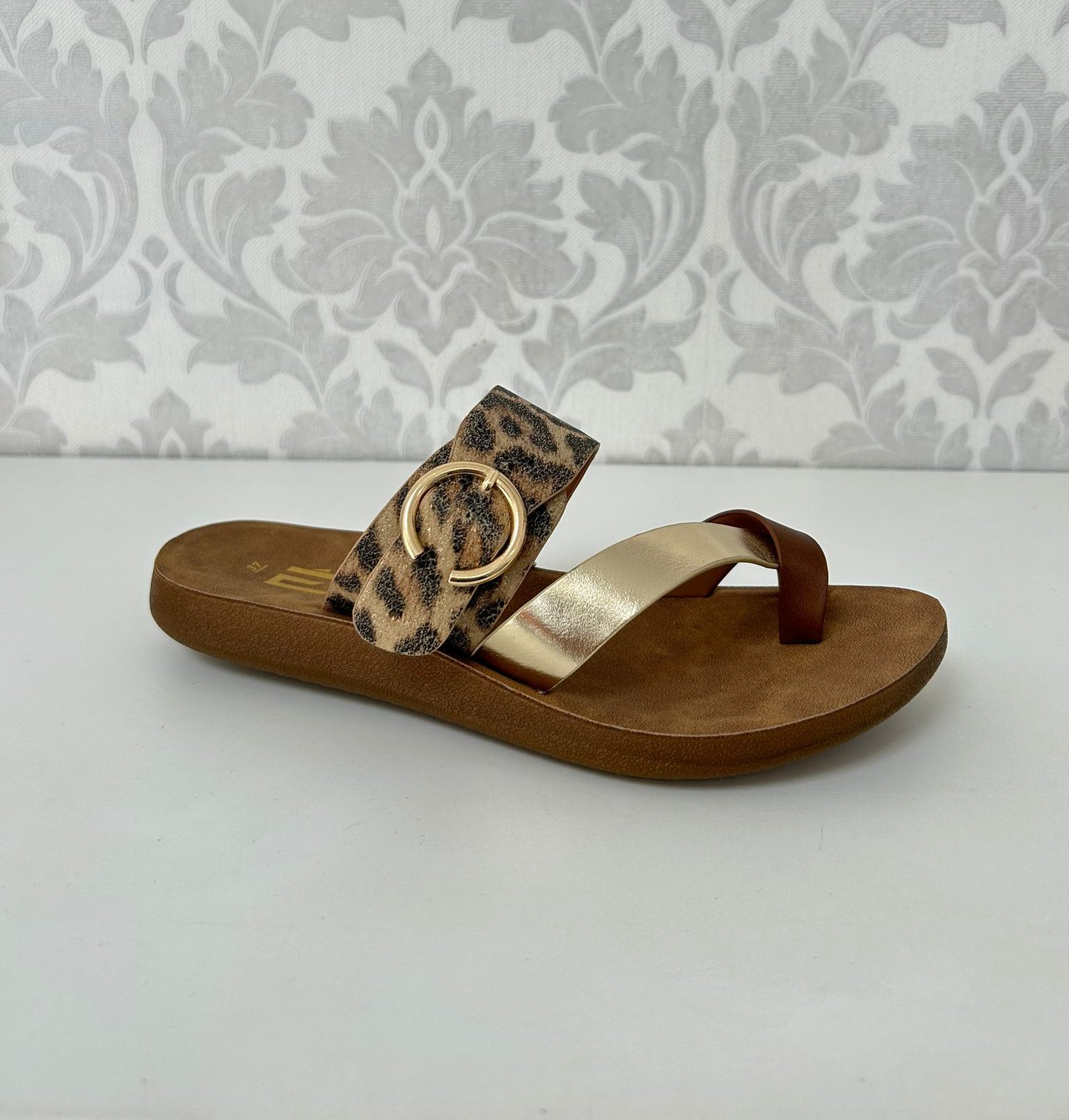 ÉTIKA Sandalia Leopardo