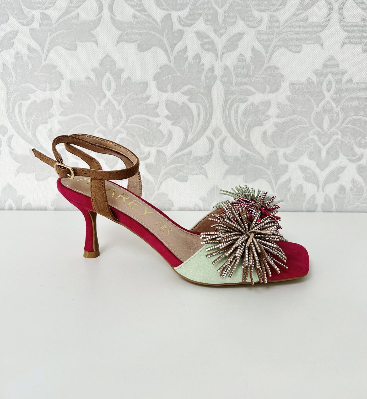 AZAREY Sandalia Fucsia