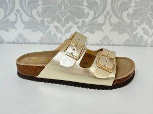 ÉTIKA Sandalia Hebillas Oro