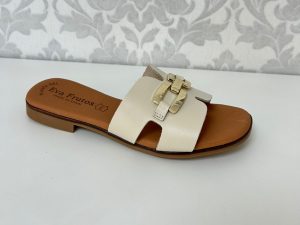 EVA FRUTOS Sandalia Codril Beige