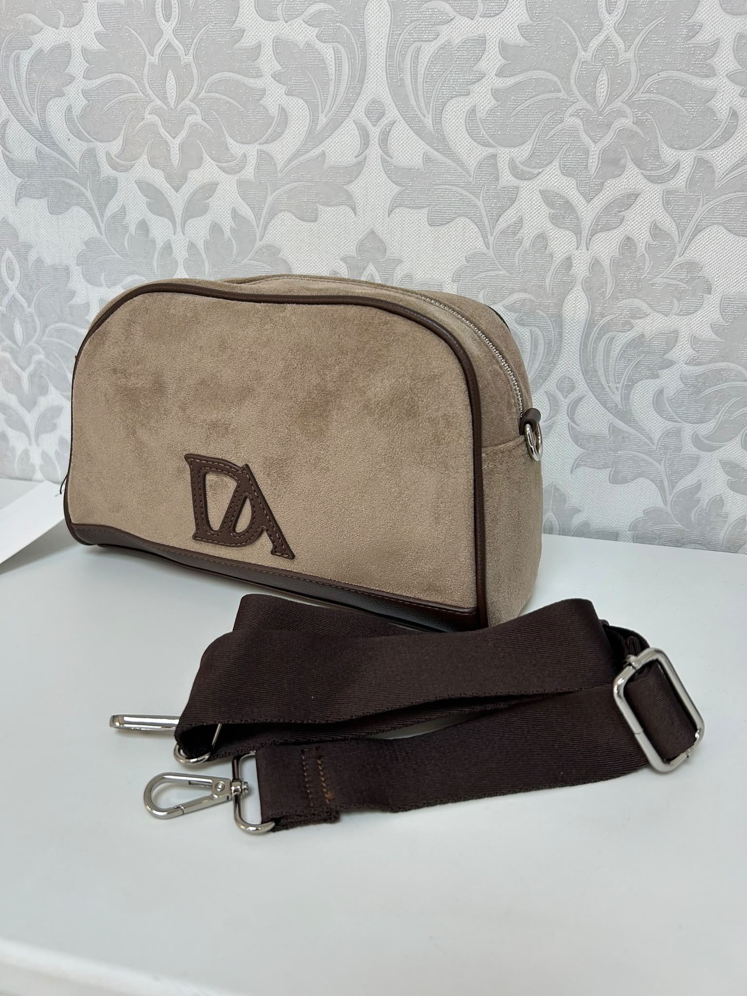 DON ALGODÓN Bandolera Taupe - Imagen 2
