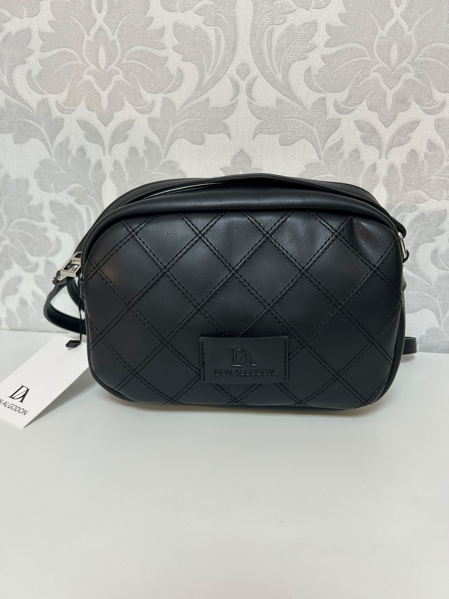 DON ALGODÓN Bandolera Negro