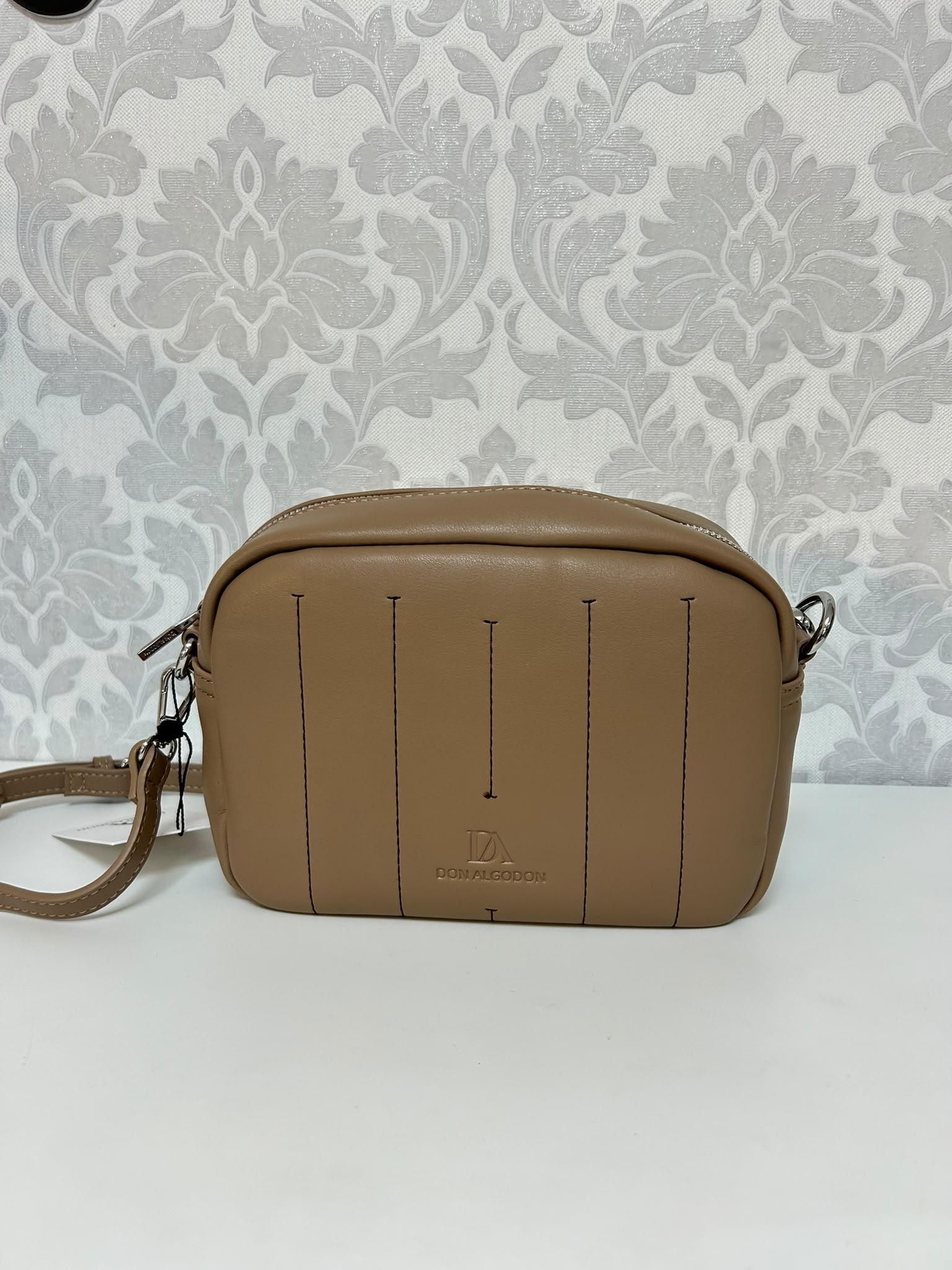 DON ALGODÓN Bandolera Taupe