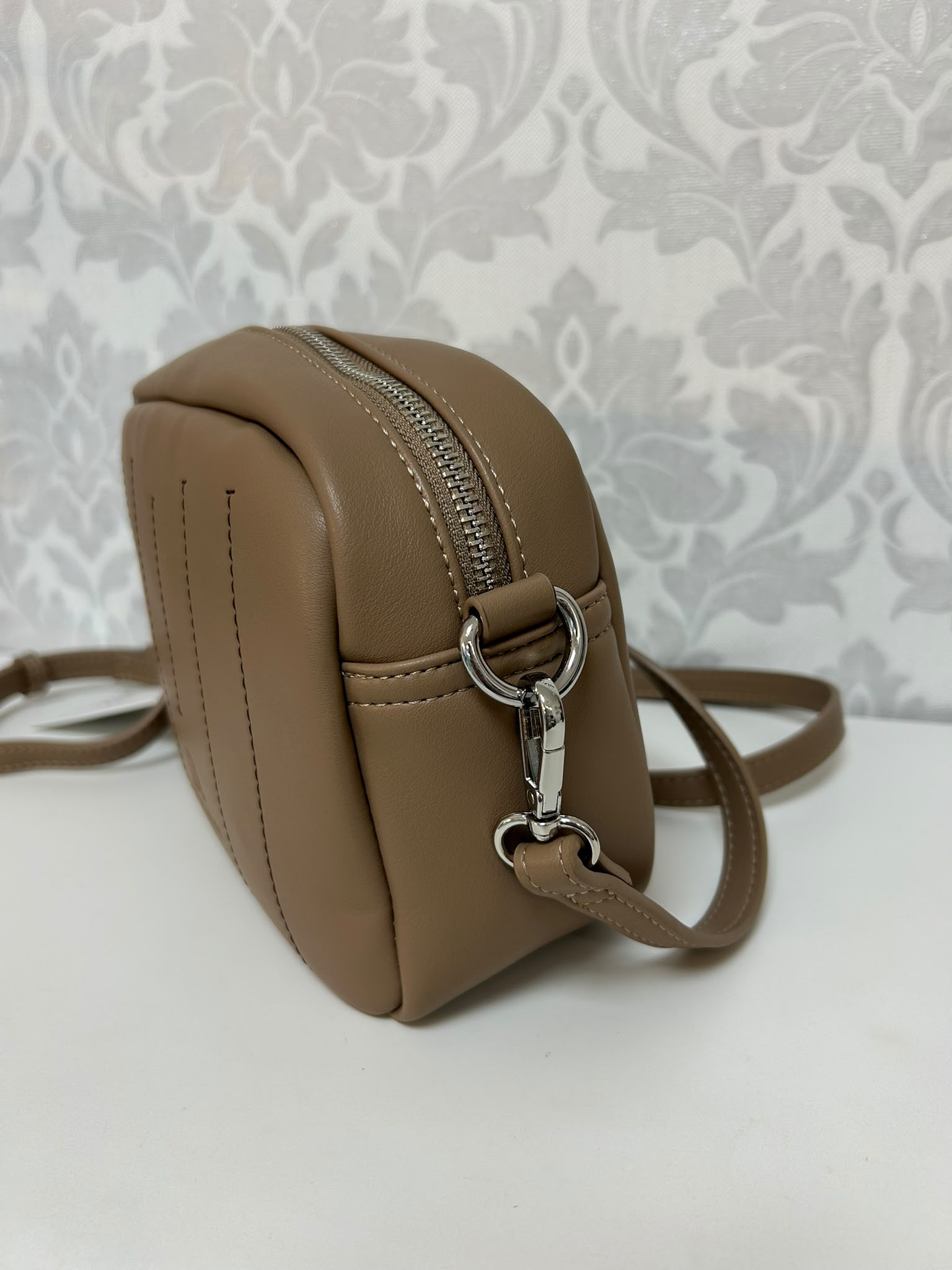 DON ALGODÓN Bandolera Taupe - Imagen 2