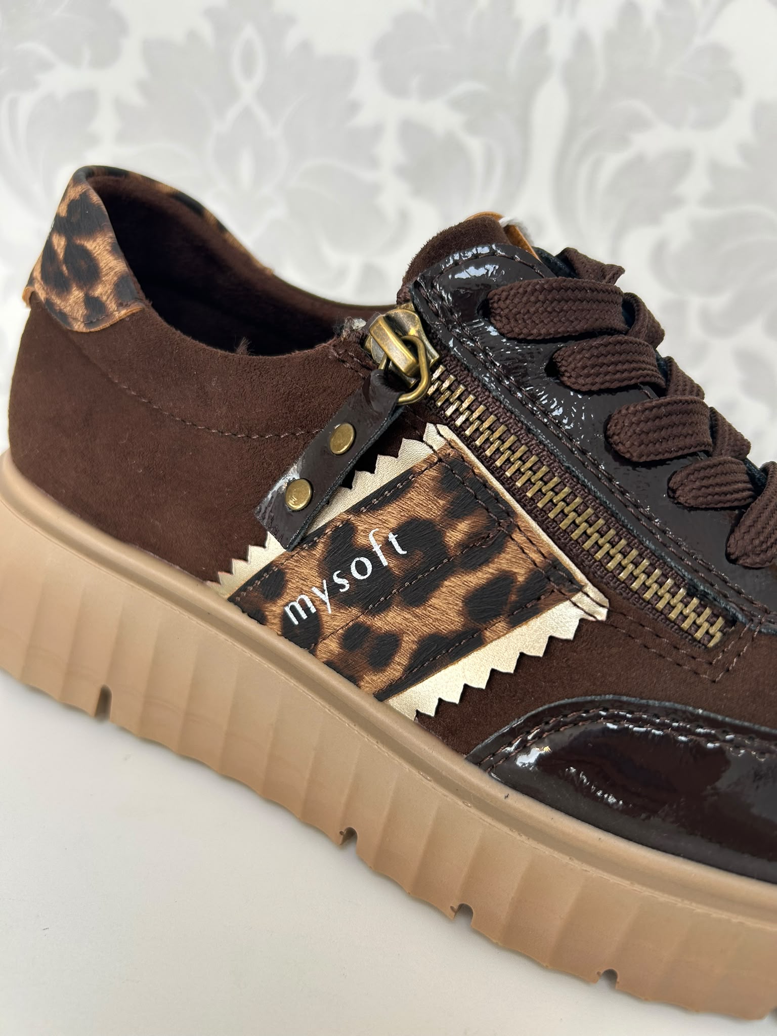 MYSOFT Zapato Testa Marrón - Imagen 2