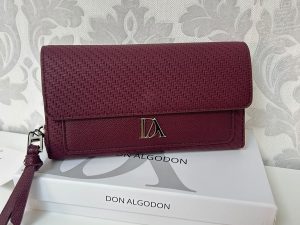 DON ALGODÓN Cartera Burdeos