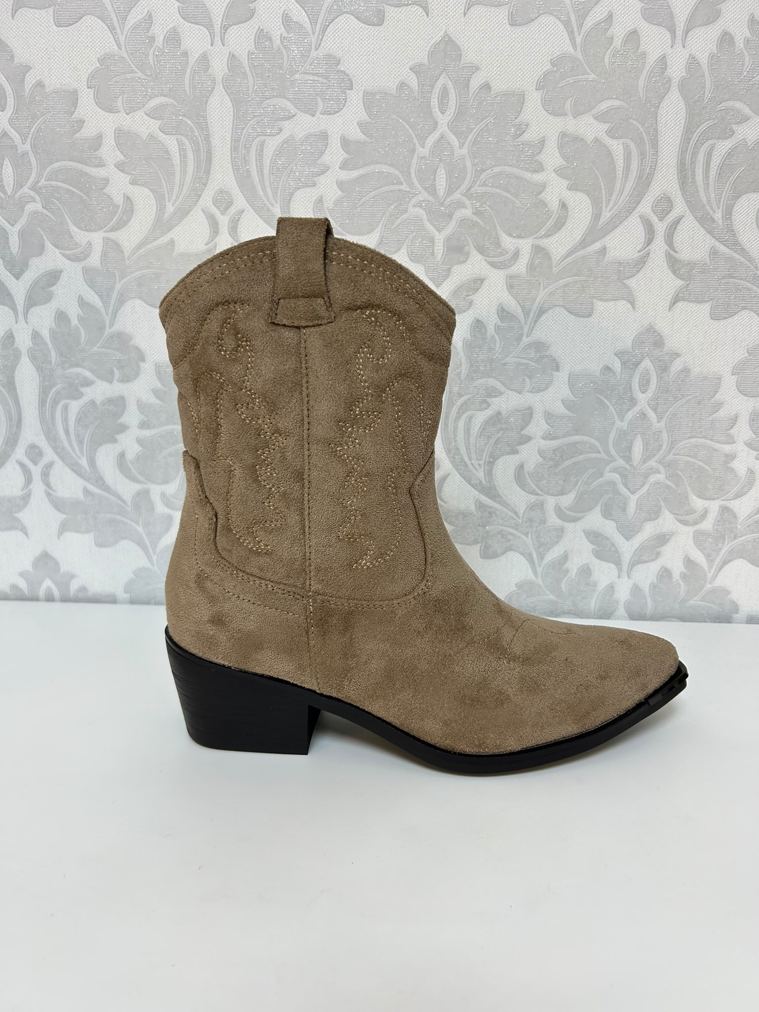 ÉTIKA Botín Cowboy Taupe