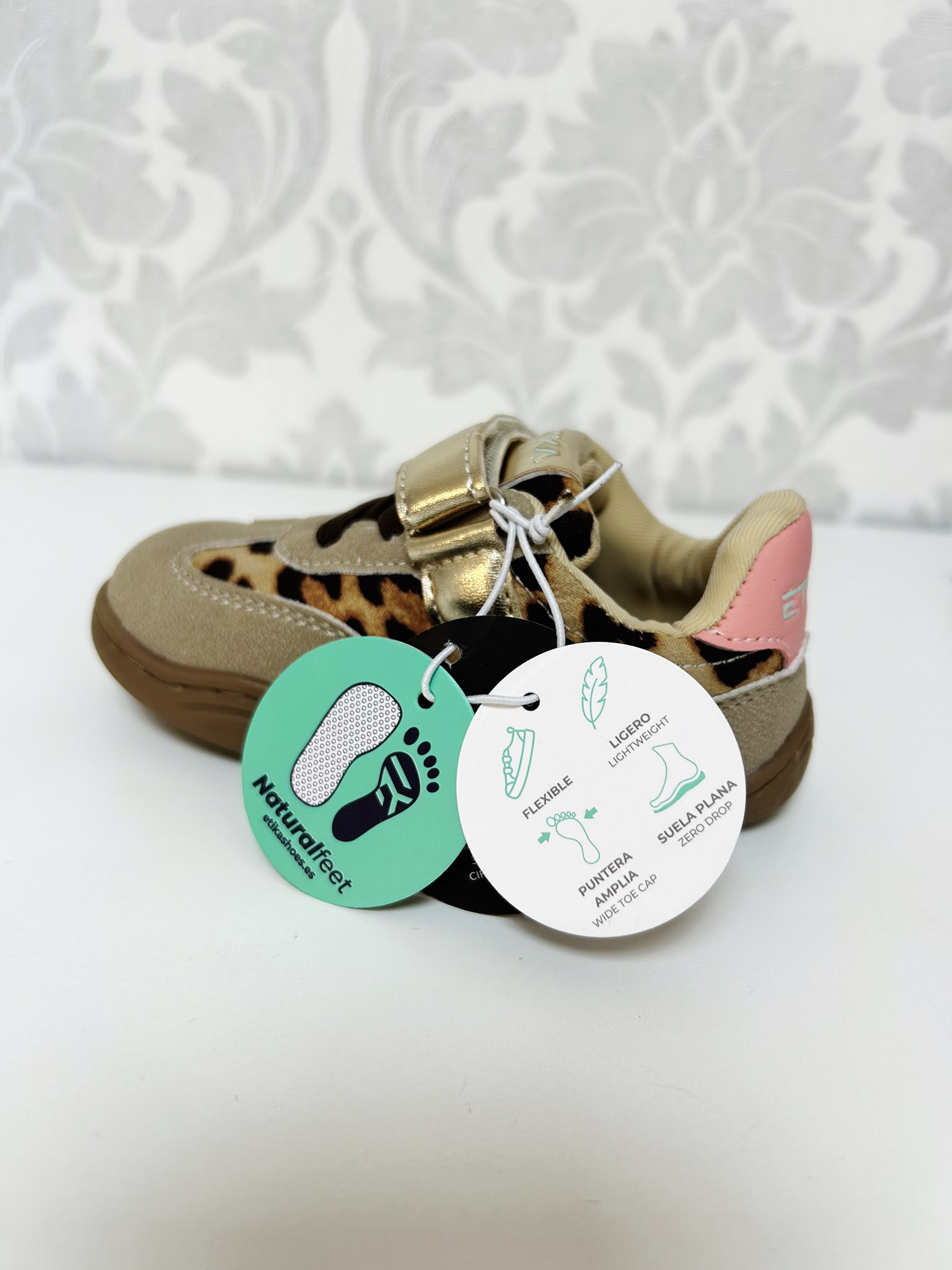 ÉTIKA Zapatillas Respetuosas Leopardo - Imagen 2