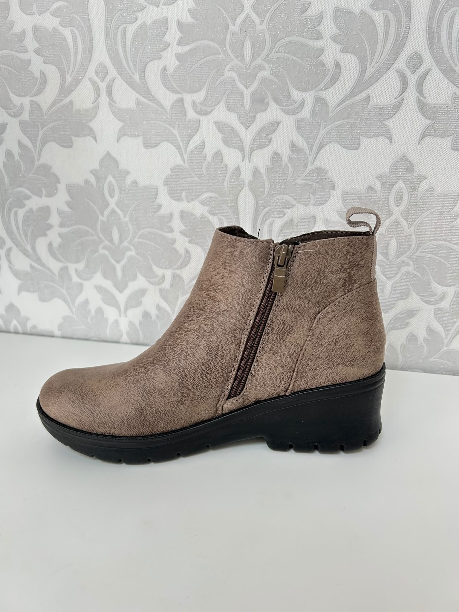 MYSOFT Bota Ancho Especial Taupe - Imagen 3